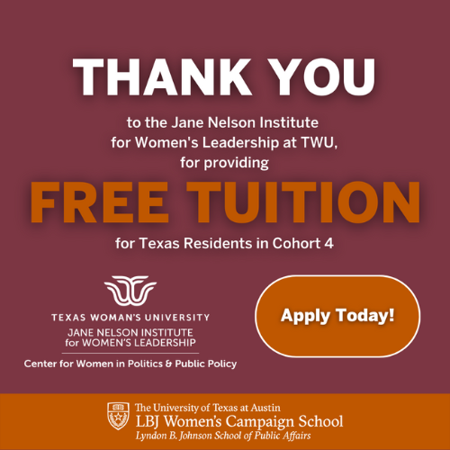 TWU tuition grants for LBJWCS — Thank you