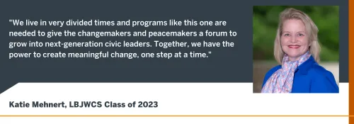 Katie Mehnert, LBJ Women's Campaign School Class of 2023