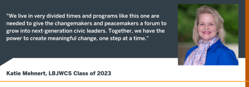 Katie Mehnert, LBJ Women's Campaign School Class of 2023