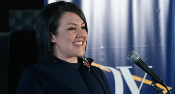 Joy Diaz announcing her candidacy for Texas governor, Dec. 8, 2021. Credit: Sandra Dahdah/ZUMA Press Wire/Alamy Joy Diaz announcing her candidacy for Texas governor, Dec. 8, 2021. Credit: Sandra Dahdah/ZUMA Press Wire/Alamy