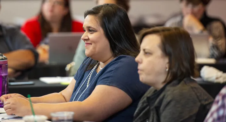 Participants in a discussion on Why Women Organize at the LBJ Library, June 10, 2019. Photo by Jay Godwin